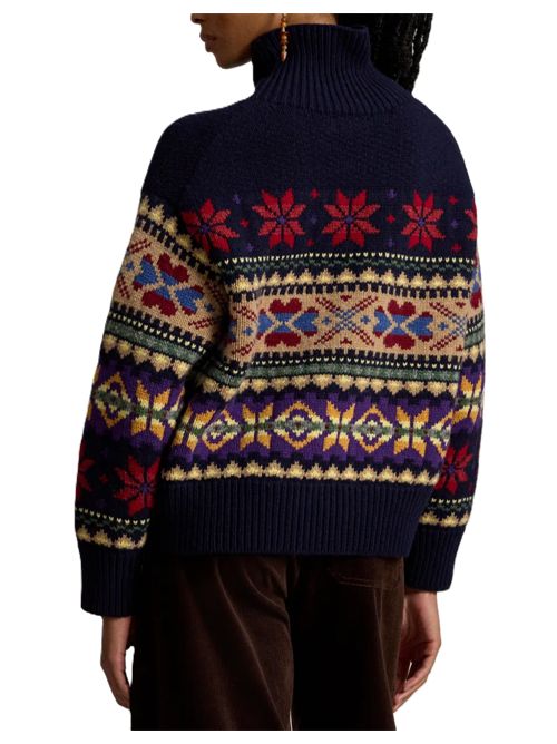 Maglione Fair Isle a collo alto Polo Ralph Lauren | 211-B17773-001NAVY MULTI